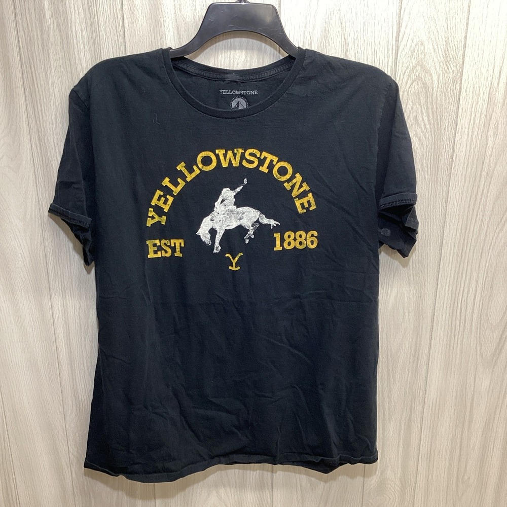Yellowstone Paramount Network Black Graphic T-Shirt Size XL